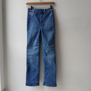Good American Good Legs Straight Pull On Jeans Size 1